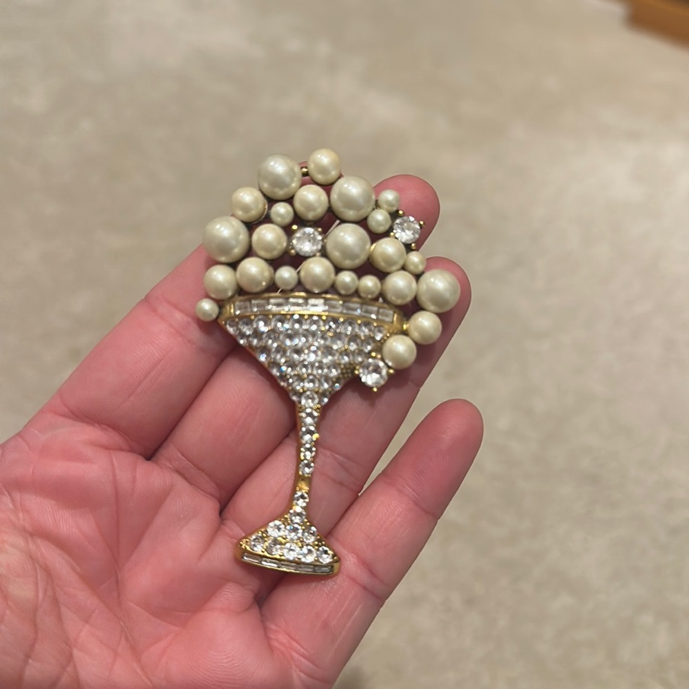 Champagne Marc Jacobs Brooch